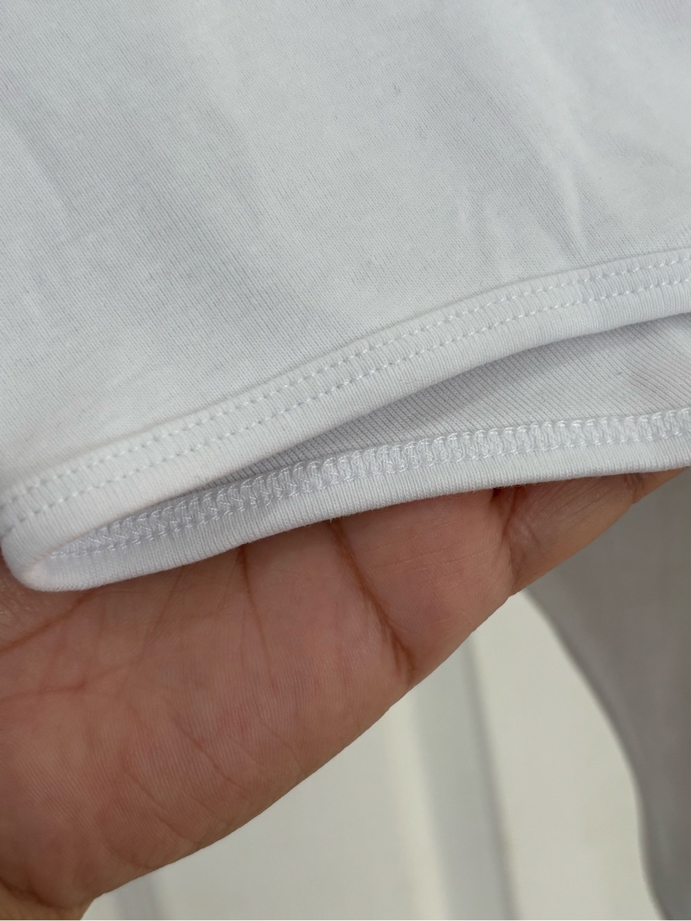 REORIA White Henley Bodysuit XL - Picture 6 of 10